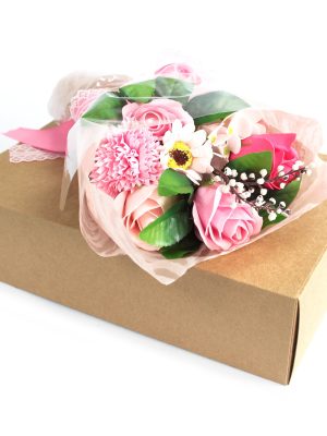 Bouquet flores Sabão em caixa